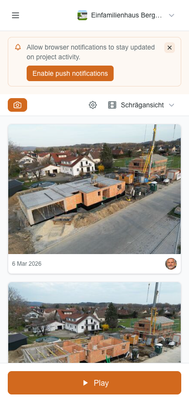 Timelapse Gallery — Mobile